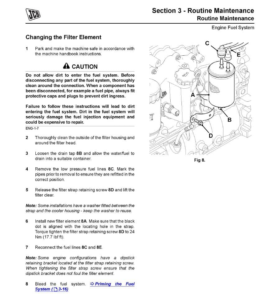 Jcb Cx Export Backhoe Loader Service And Repair Manual