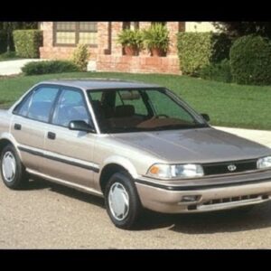1991 Toyota Corolla Service And Repair Manual