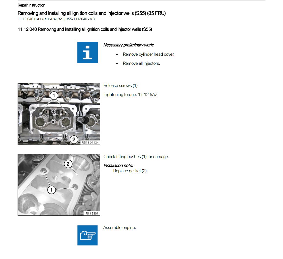 bme repair manuals