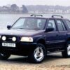 1991 Vauxhall Frontera A Service and Repair Manual